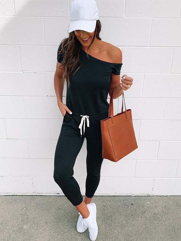 Bellevoga One Shoulder Jumpsuit