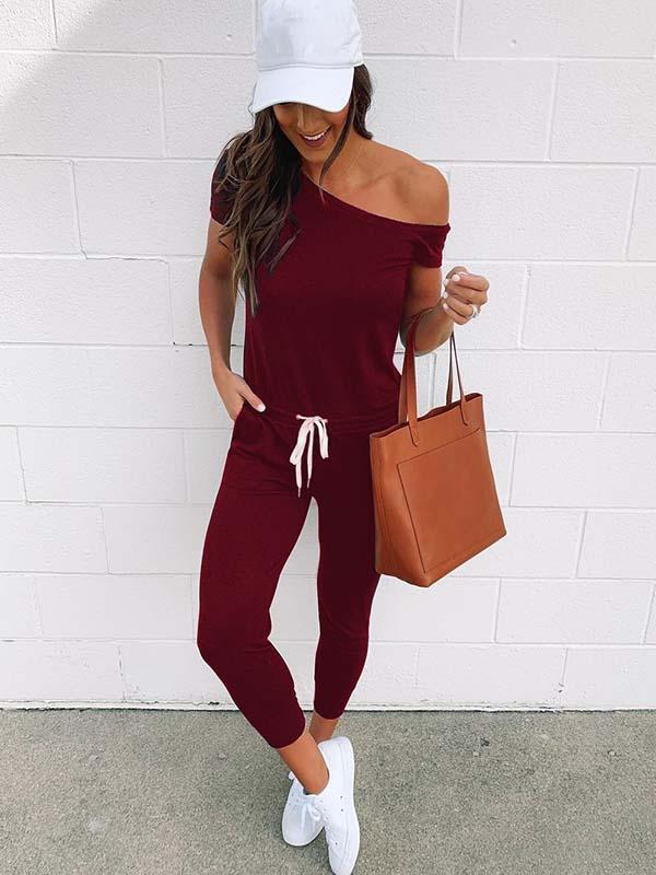 Bellevoga One Shoulder Jumpsuit