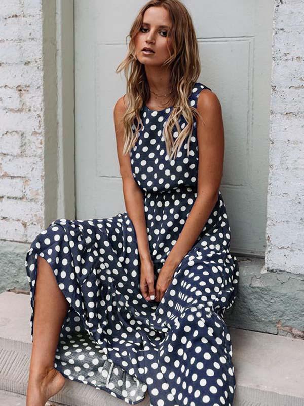 Bellevoga Polka Dot Dress