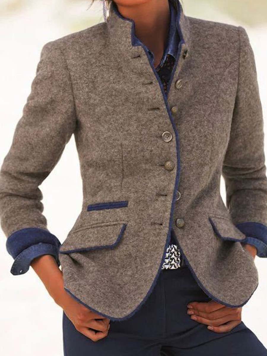 Bellevoga Slim Button Jacket