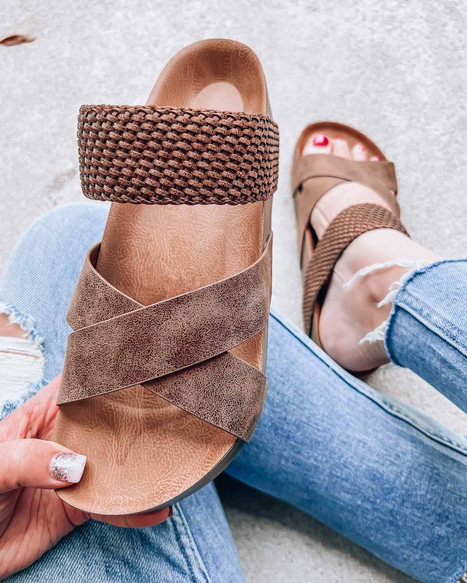 Melarey Stacked Sole Miri Sandals - Melarey Boutique