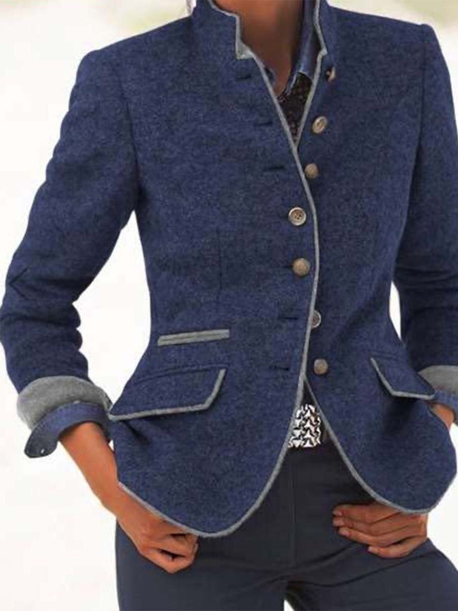 Bellevoga Slim Button Jacket