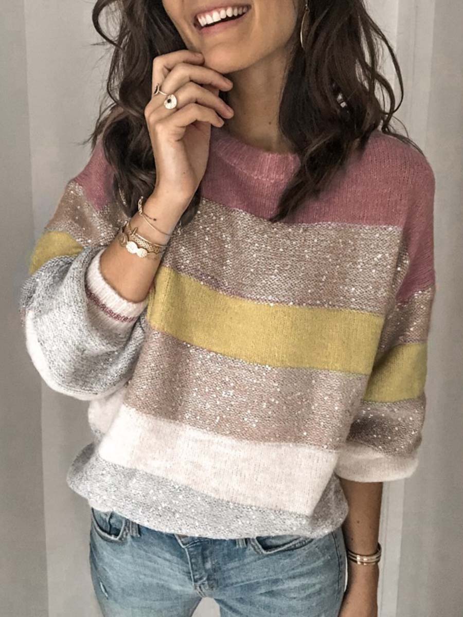 Bellevoga Multicolor Knit Sweater