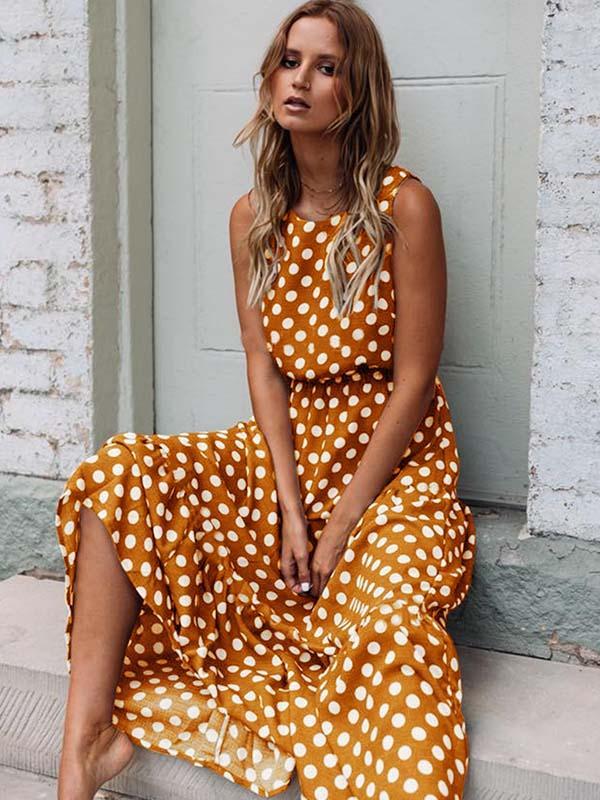 Bellevoga Polka Dot Dress