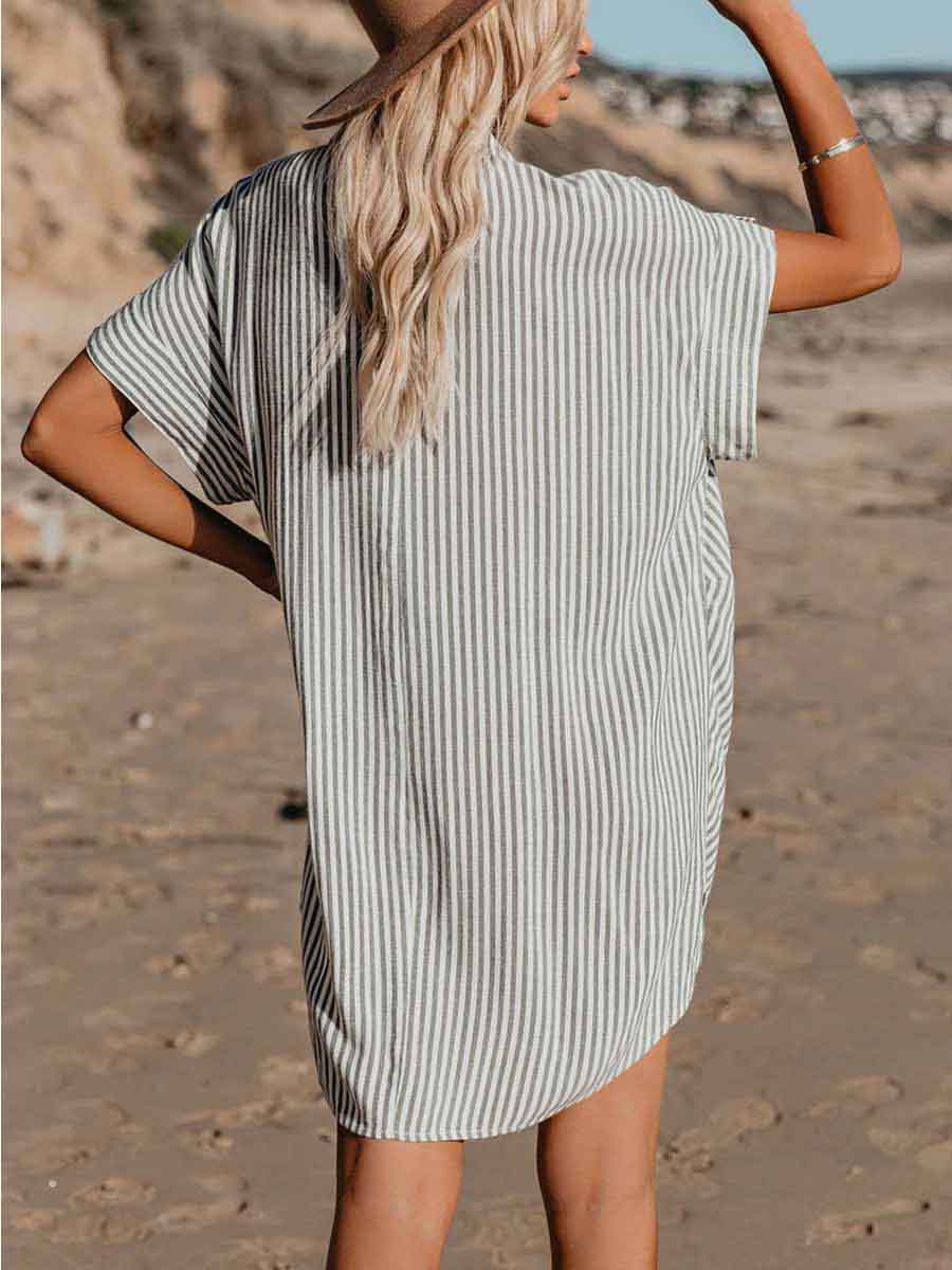 Bellevoga Knot Striped Dress