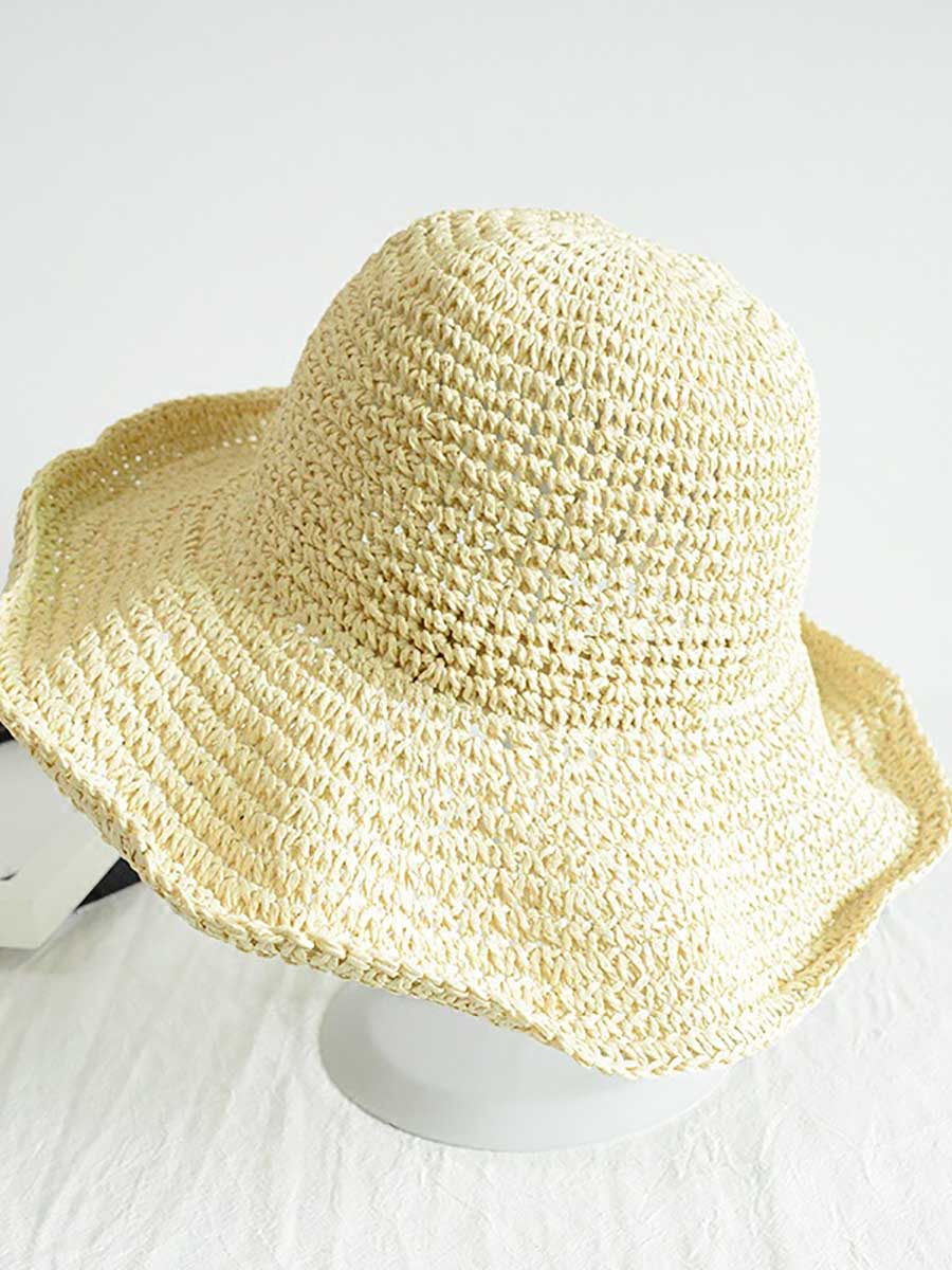 Bellevoga Vacation Cool Hat Seaside Khaki Beach Hat