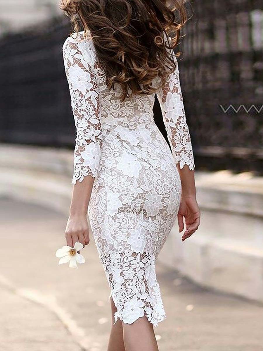 Bellevoga Sexy Lace Dress