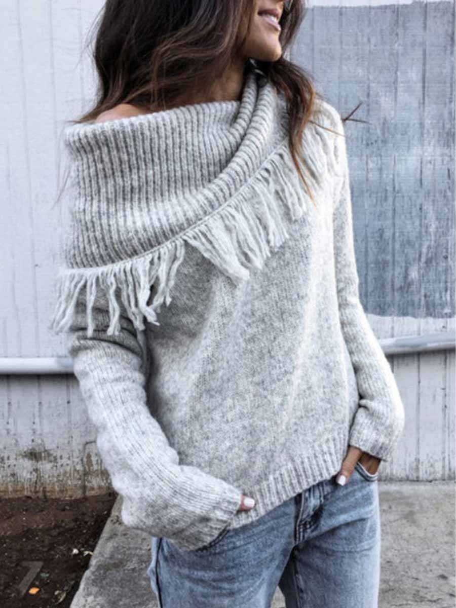 Bellevoga Shawl Collar Sweater