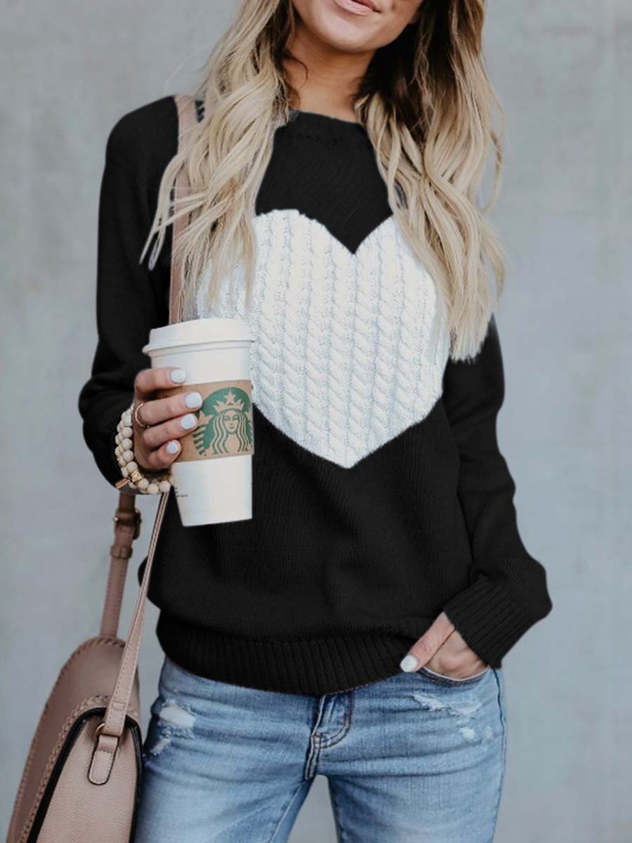 Bellevoga Love Shaped Sweater