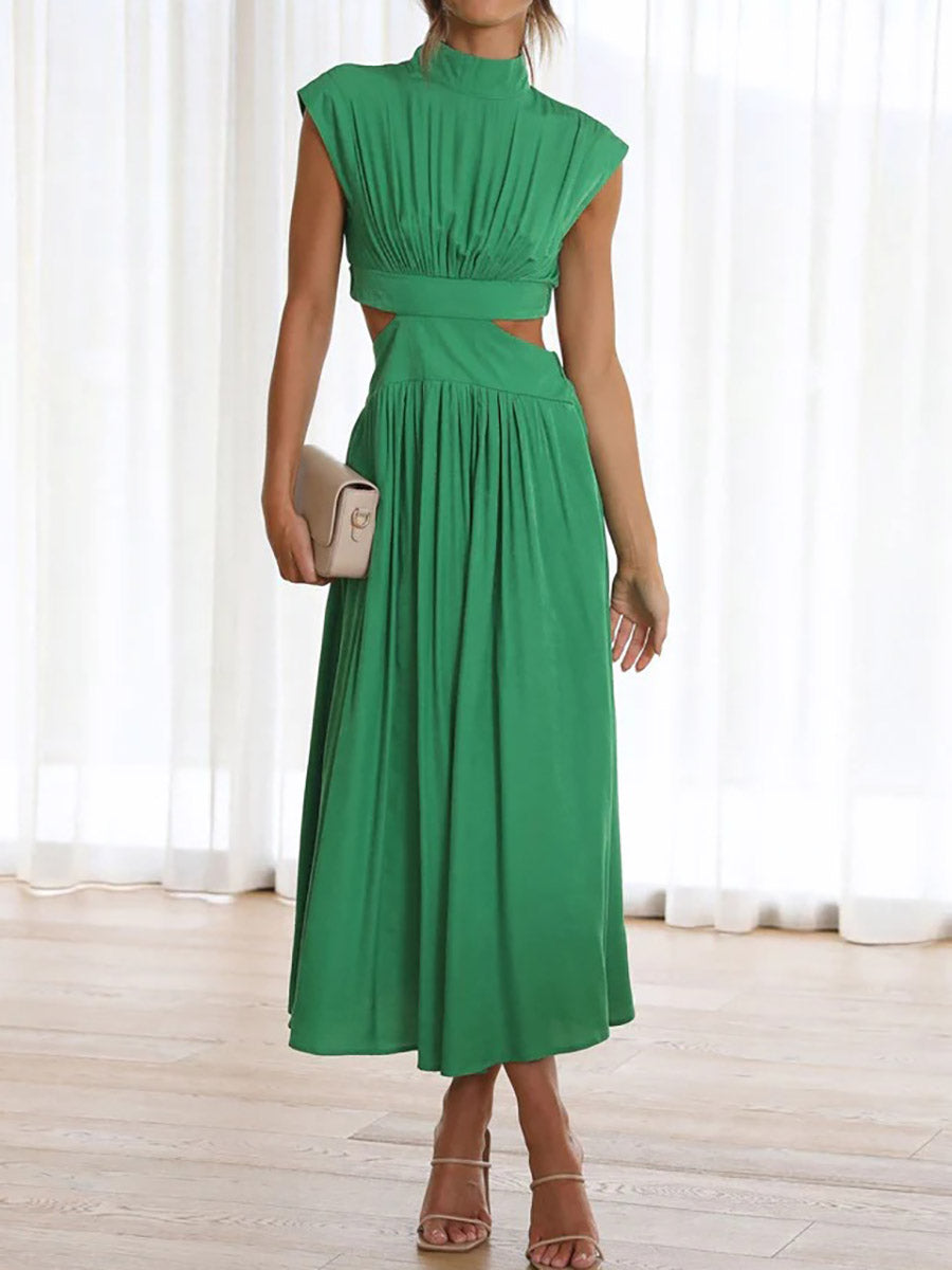 Bellevoga Macaron Color Waistless Dress