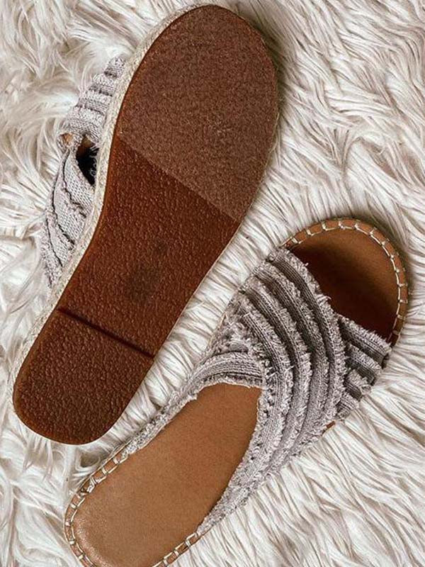 Bellevoga Cleo Espadrille Slides(3 colors)