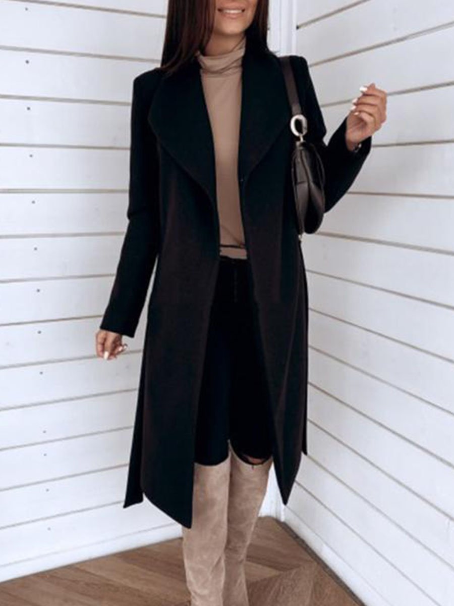 Bellevoga Belt Pocket Coat