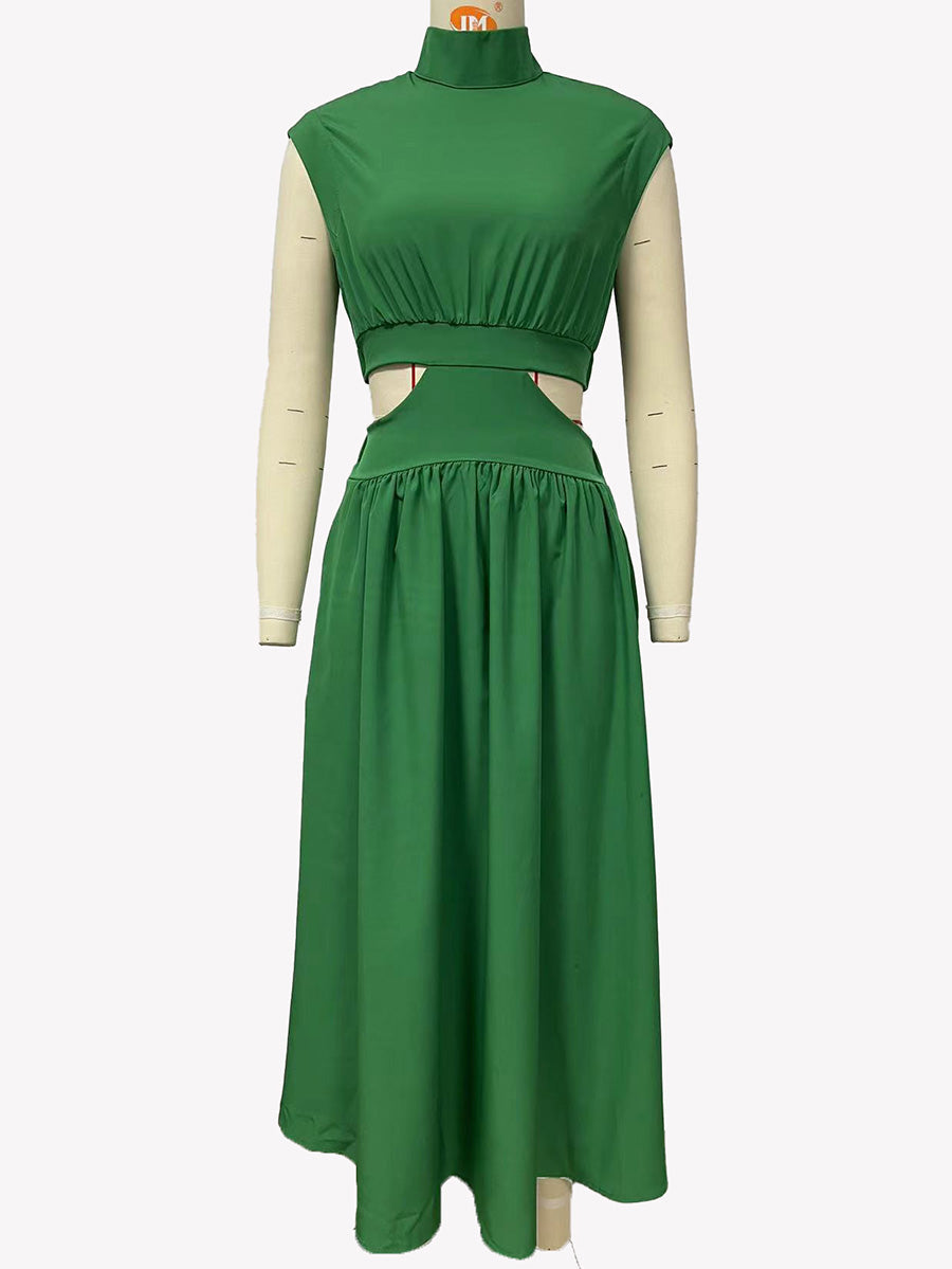 Bellevoga Macaron Color Waistless Dress