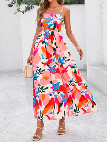 Bohemian A-Line Flowing Maxi Dress