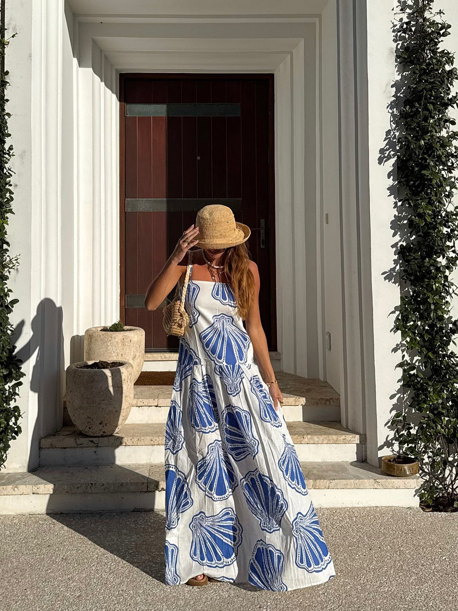 Sleeveless Strapless Vacation Dress