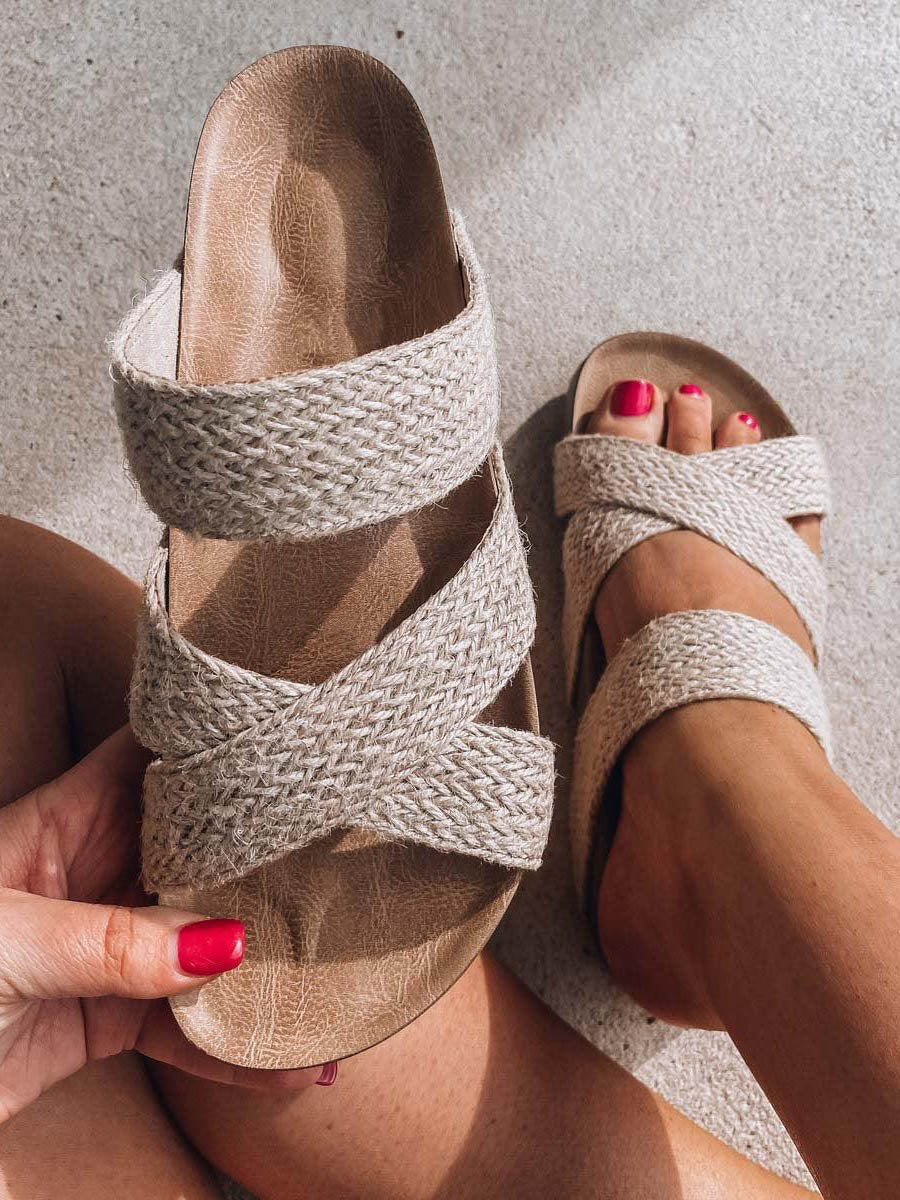 Bellevoga Stacked Sole Miri Sandals