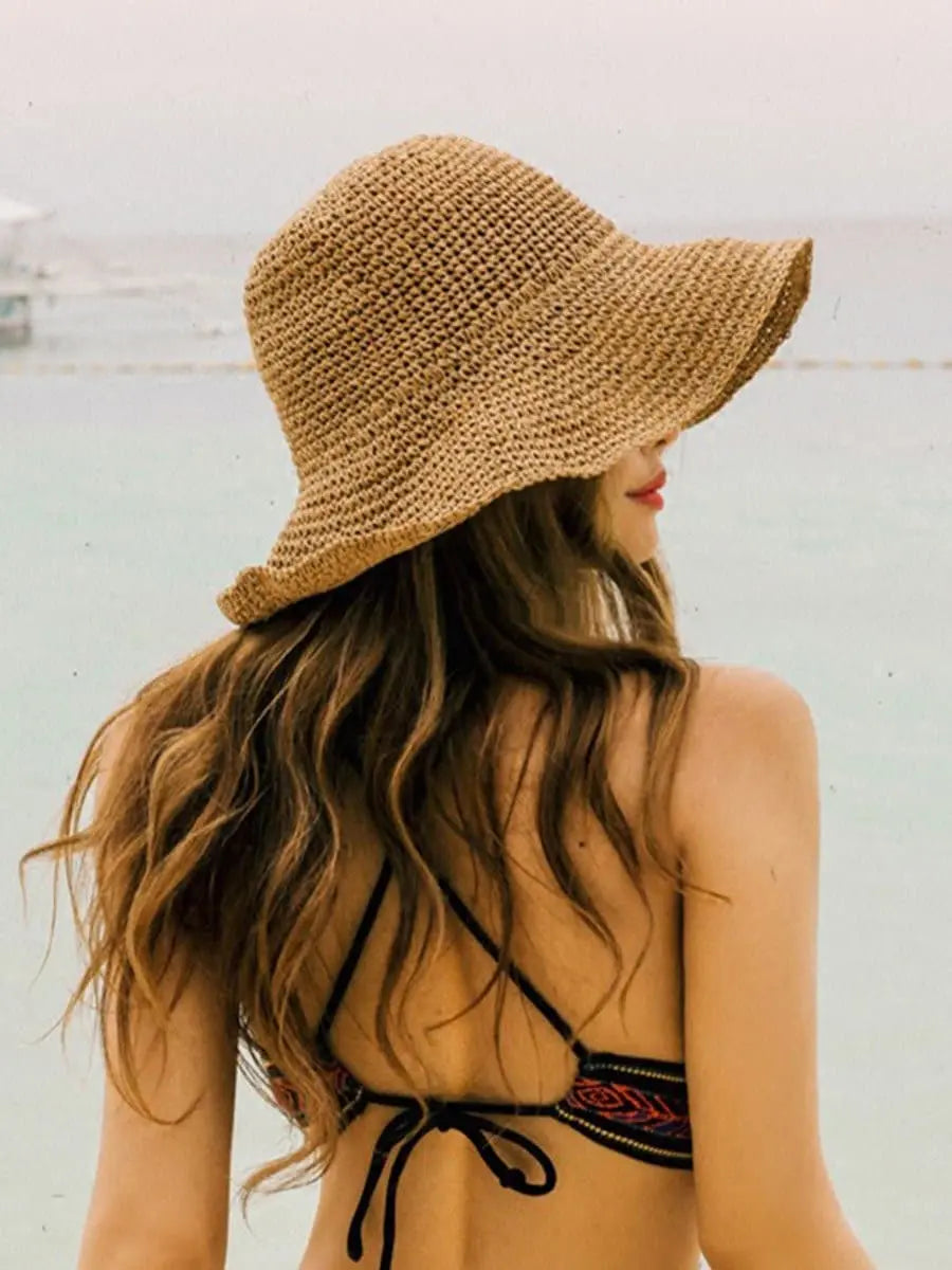 Vacation Cool Hat Seaside Khaki Beach Hat SAMPEEL